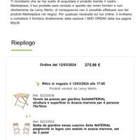 Tavolo e 4 sedie come nuovi