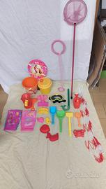 Giochi spiaggia bambina