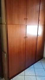 armadio legno 6 ante