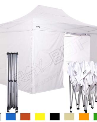 gazebo pieghevole acciaio 3x3 3x4.5 3x6 4x4 4x6