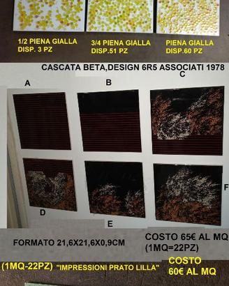 Cedit, piastrelle anni60/ 70'/80'
