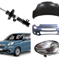 Fiat 500 L musata cofano fanale airbag freni 18>