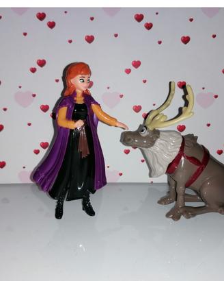 Disney Frozen Anna e Sven la renna personaggi