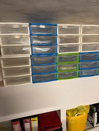 Cassettiera Tontarelli in plastica con 3 cassetti