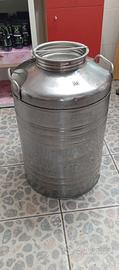 Fusto Per Olio 50 Litri Acciaio Inox Sansone 