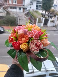 Composizione di sapone naturale .