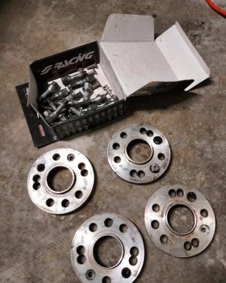 Distanziali Ruote SIMONI RACING 16mm - Kit Completo Con Bulloni, Per Renault E Dacia, Allarga Carreggiata