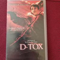 VHS originale D-TOX con Silvester STALLONE 