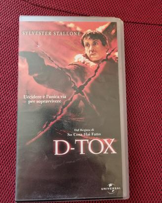 VHS originale D-TOX con Silvester STALLONE 