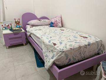 Letto e comodino Moretti Compact