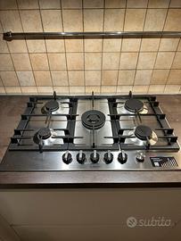 Piano cottura gas 5 fuochi