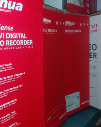 DVR XVR 4 canali+4 telecamere HDCVI DAHUA 