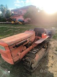 Trattore Fiat 455C con Trincia