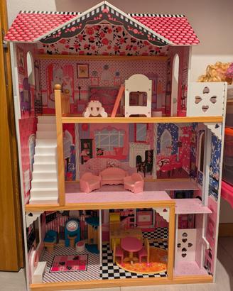 Casa delle bambole in legno
