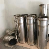 Canna fumaria acciaio inox 