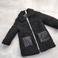CAPPOTTO BIMBA BOUCLÉ NERO