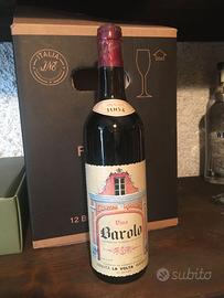 Bottiglia Vino Barolo "Cabutto"1964