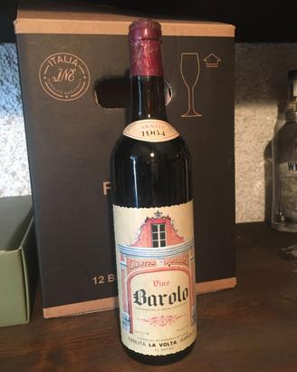 Bottiglia Vino Barolo "Cabutto"1964
