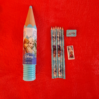 Set Disney Frozen 6 matite, temperino, gomma