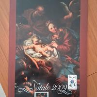 ITALIA NATALE 2009 - Folder francobolli e buste