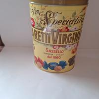 Scatola in metallo da collezione: Amaretti Sassell