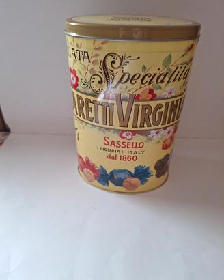 Scatola in metallo da collezione: Amaretti Sassell