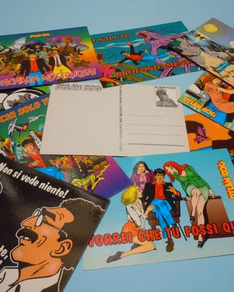 Set 11 Cartoline biglietti Dylan Dog 1992  Bonelli