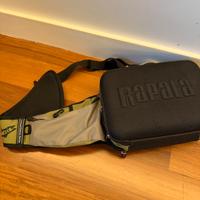 Zaino spinning Rapala Sling Bag + artificiali