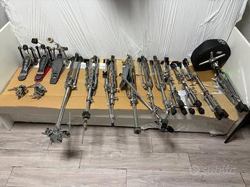 Meccanica per batteria aste reggirullante pedali