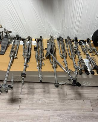 Meccanica per batteria aste reggirullante pedali