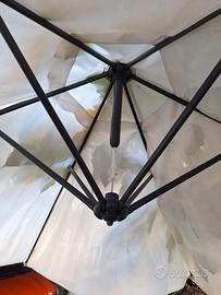 ombrellone da giardino a braccio 