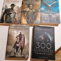 5 Romanzi storici di Andrea Frediani, quasi nuovi 