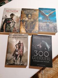 5 Romanzi storici di Andrea Frediani, quasi nuovi 