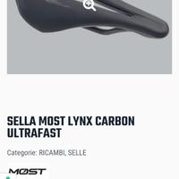 sella bici corsa Most