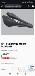 sella bici corsa Most