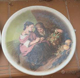 Piatto decorativo porcellana Seltmann Weiden 