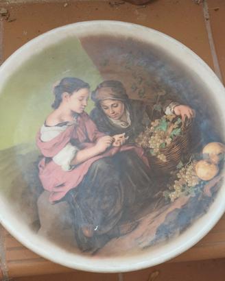 Piatto decorativo porcellana Seltmann Weiden 
