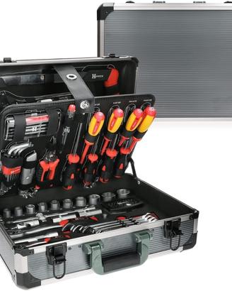 Cassetta Attrezzi HANGER 121pz Valigia Alluminio