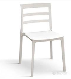 sedie polipropilene  nero, bianco, grigio 