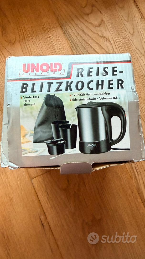 Bollitore Elettrico Da Viaggio Maka 0,6L 650W – Compatto, Autospegnimento, Senza BPA, Per Tè E Tisane