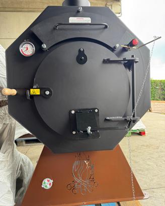 CALDAIA A LEGNA F.LIBERA BRUCIATUTTO “QUBA” da34kw