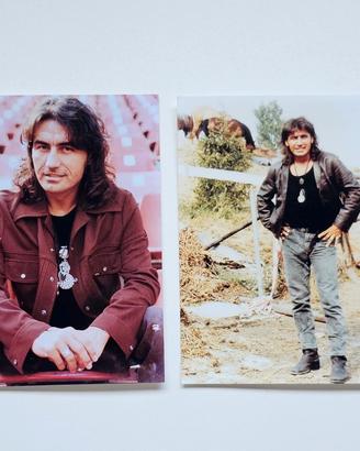 n. 2 foto originali vintage Ligabue  anni '90 