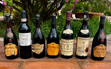 Lotto Bottiglie Barolo Barbaresco da Collezione