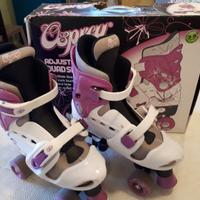 Pattini a rotelle regolabili