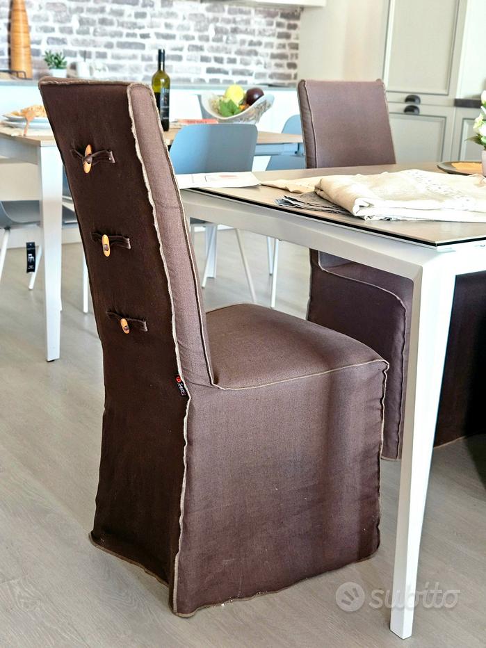 Mobili Usati Sedie Bianche Legno Usate Sedie Imbottite Stock 100