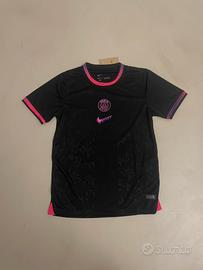 Maglia PSG Nike nera e rosa taglia S nuova