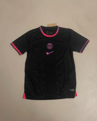 Maglia PSG Nike nera e rosa taglia S nuova