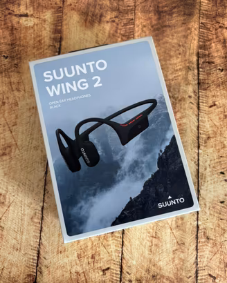 Suunto Wing 2 Black Cuffie Open Ear Nere Bluetooth