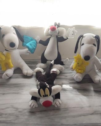 Gatto Silvestro e Snoopy