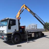 IVECO EUROTECH CASSONE FISSO CON GRU COPMA